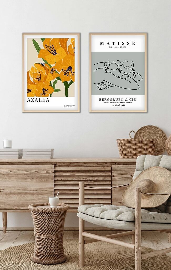 Uramljena slika Wallity Huhu165, 35x50 cm, 2 dijela