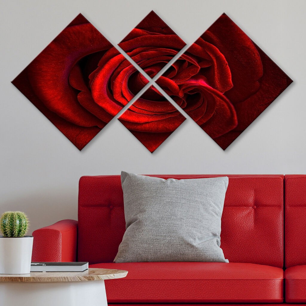 Wallity slika 4MDF231887680, 60x115 cm, 4 dijela