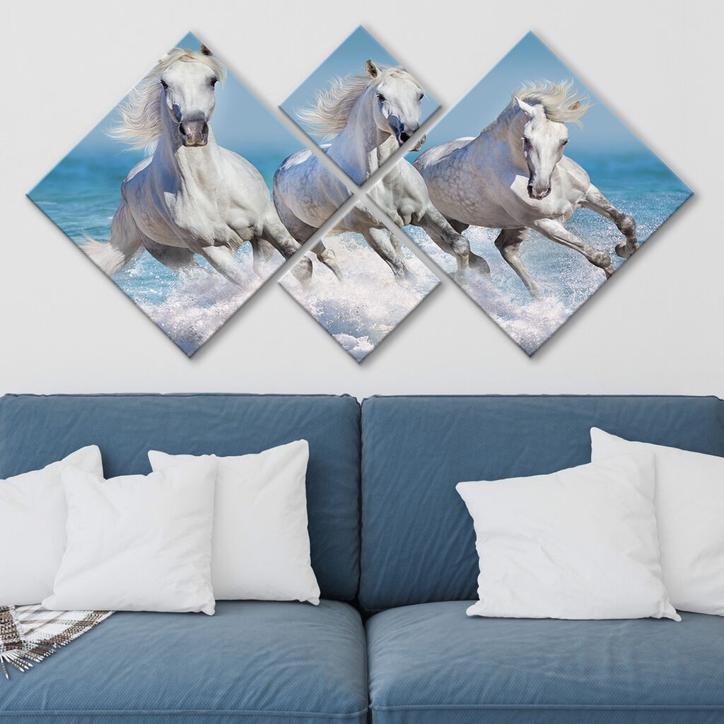 Wallity slika 4MDF362467604, 60x115 cm, 4 dijela