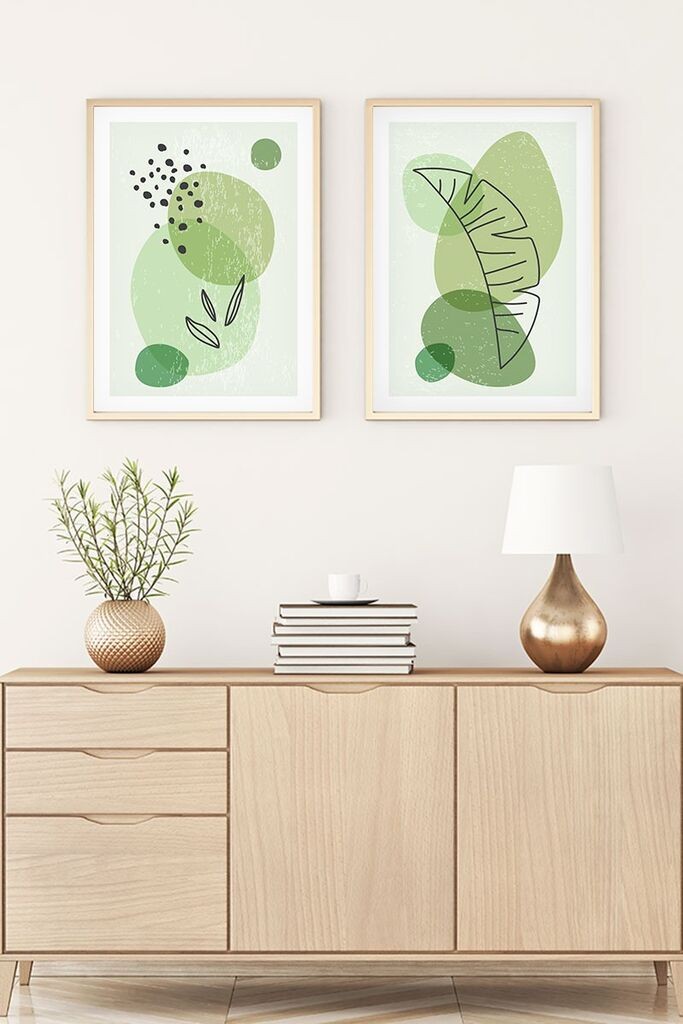 Wallity Uokvirena slika Huhu4, 20x30 cm, 2 dijela