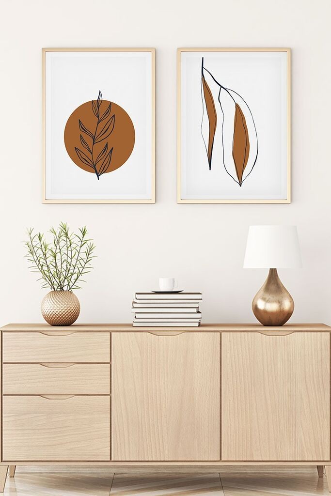 Wallity Uokvirena slika Huhu109, 20x30 cm, 2 dijela