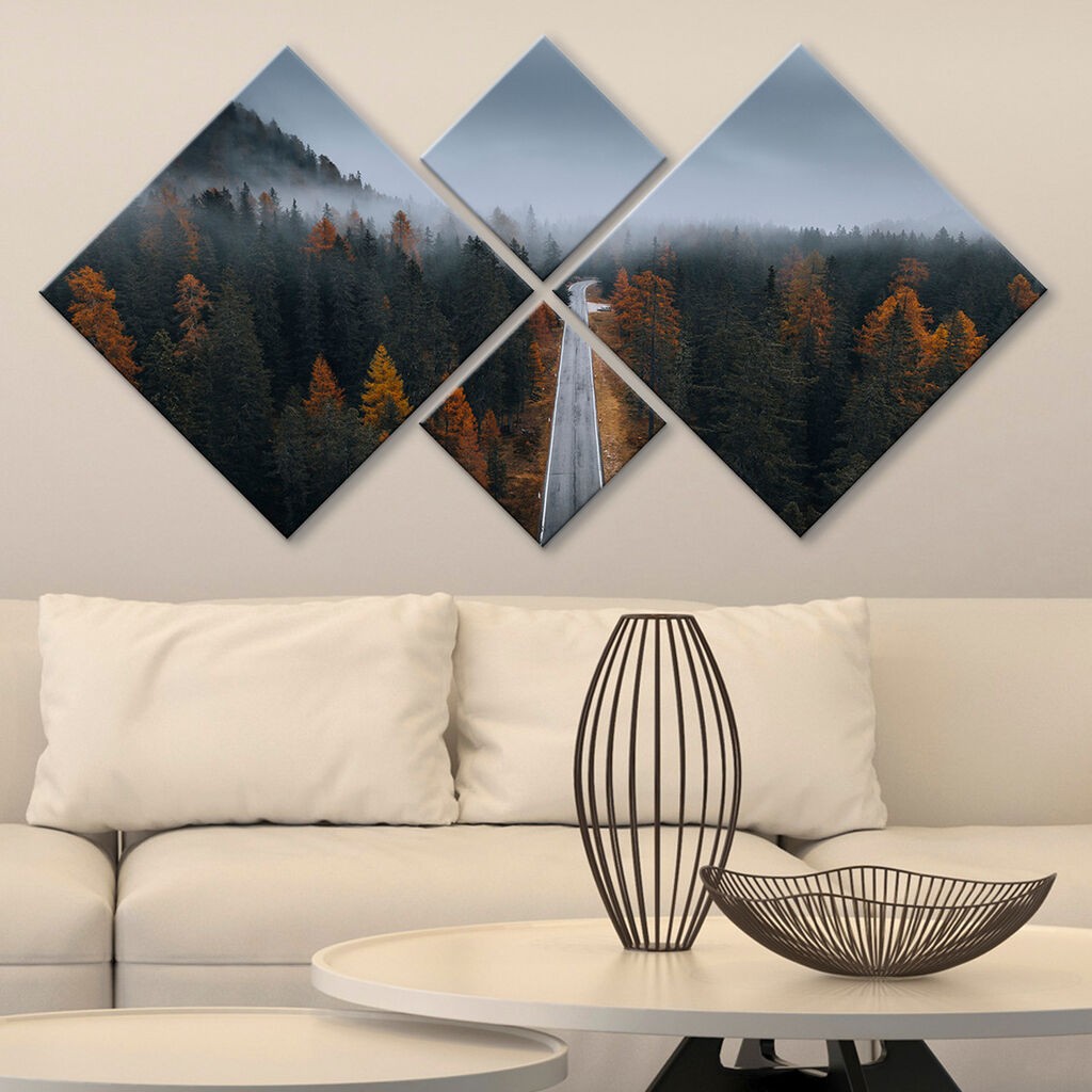 Wallity slika 4MDF2092705, 60x115 cm, 4 dijela