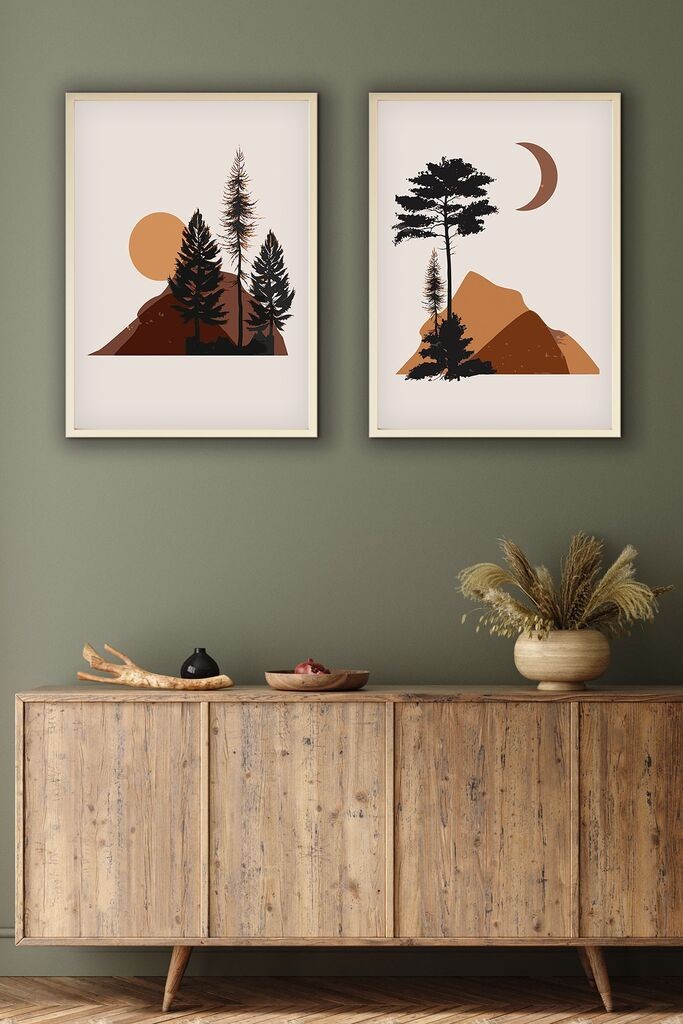 Uramljena slika Wallity Huhu153, 20x30 cm, 2 dijela