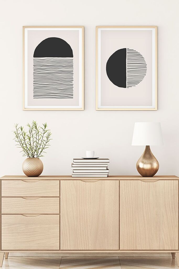 Wallity Uokvirena slika Huhu143, 20x30 cm, 2 dijela