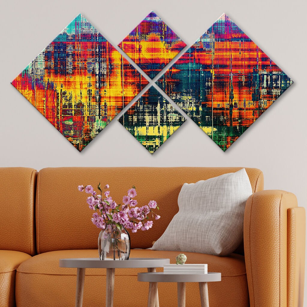 Wallity slika 4MDF269679014, 60x115 cm, 4 dijela