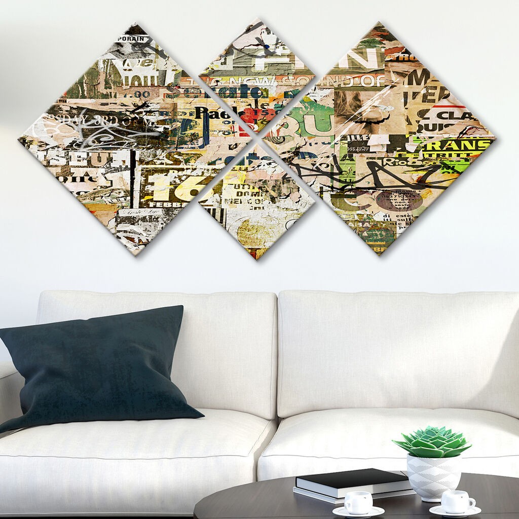 Wallity slika 4MDF27905032, 60x115 cm, 4 dijela