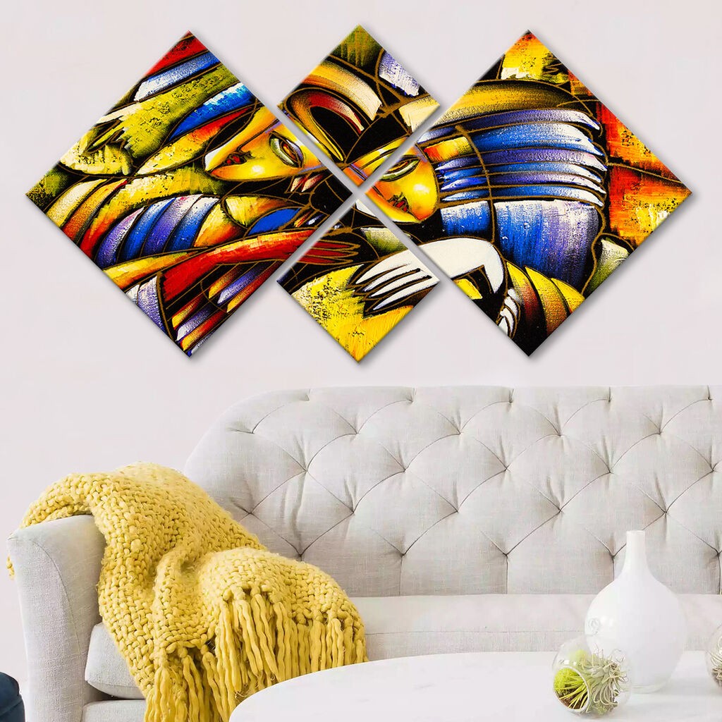 Wallity slika 4MDF400017166, 60x115 cm, 4 dijela