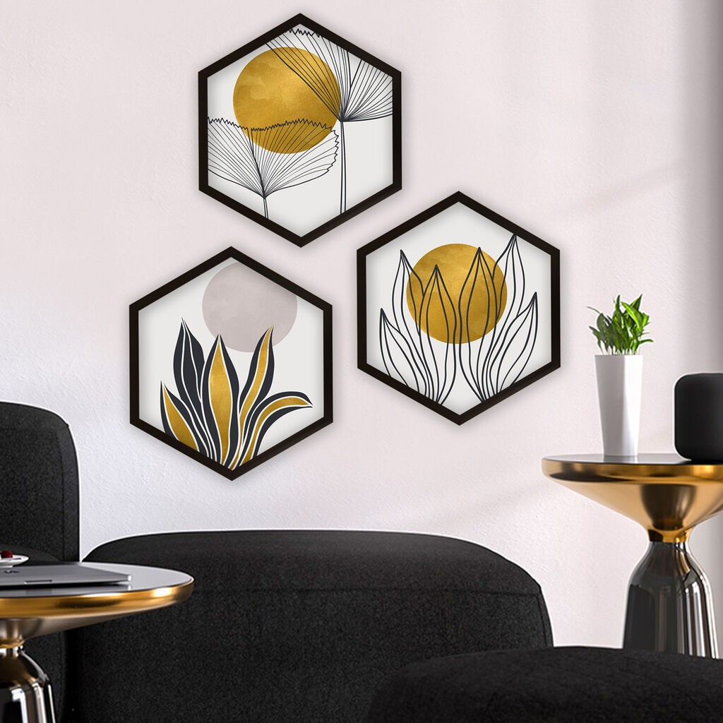 Wallity Uokvirena slika 6GEN187180, 35x35 cm, 3 dijela