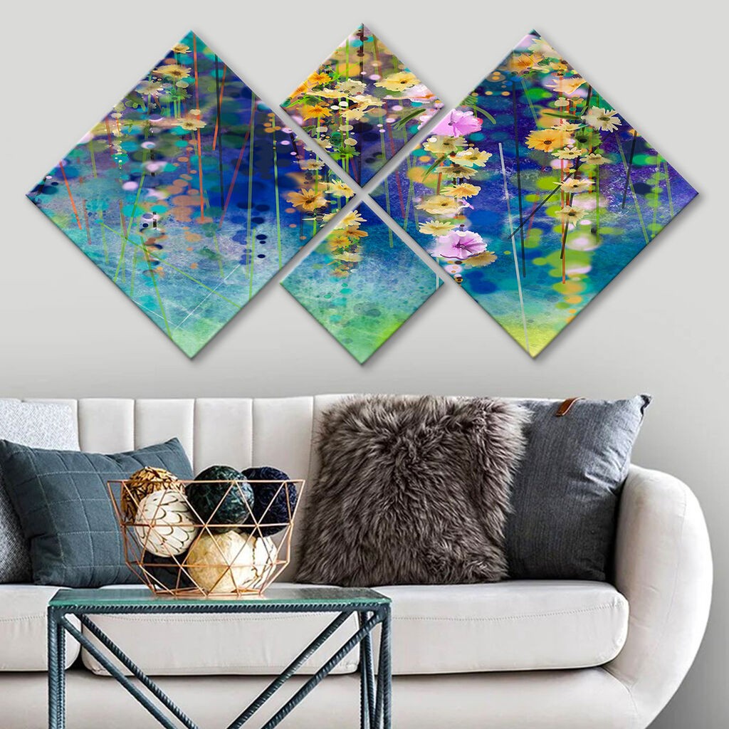 Wallity slika 4MDF333920696, 60x115 cm, 4 dijela