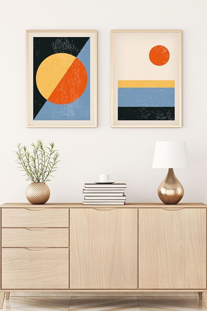 Wallity Uokvirena slika Huhu11, 20x30 cm, 2 dijela