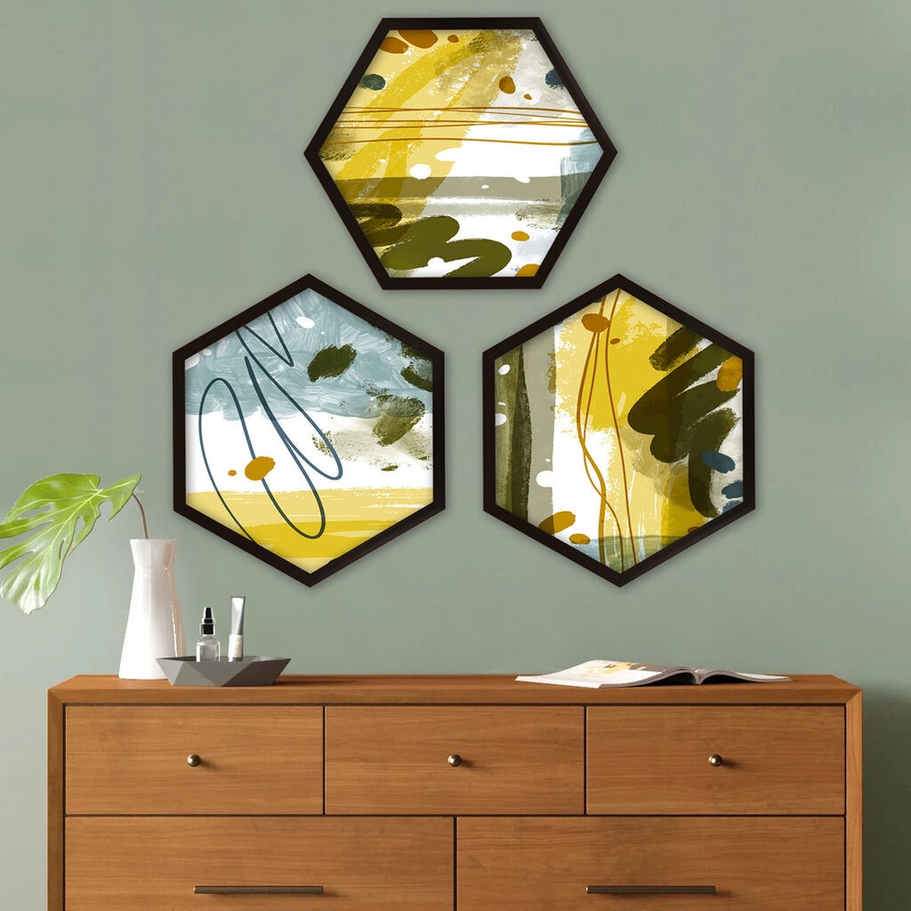 Wallity Uokvirena slika 6GEN5531331, 35x35 cm, 3 dijela