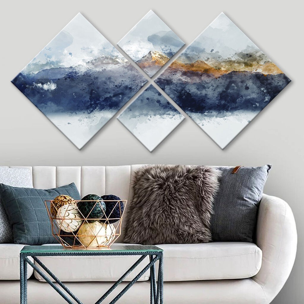 Wallity slika 4MDF549919111, 60x115 cm, 4 dijela