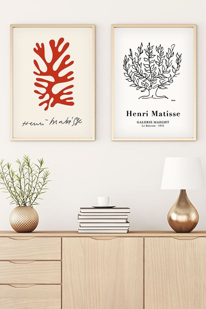 Uramljena slika Wallity Huhu183, 35x50 cm, 2 dijela