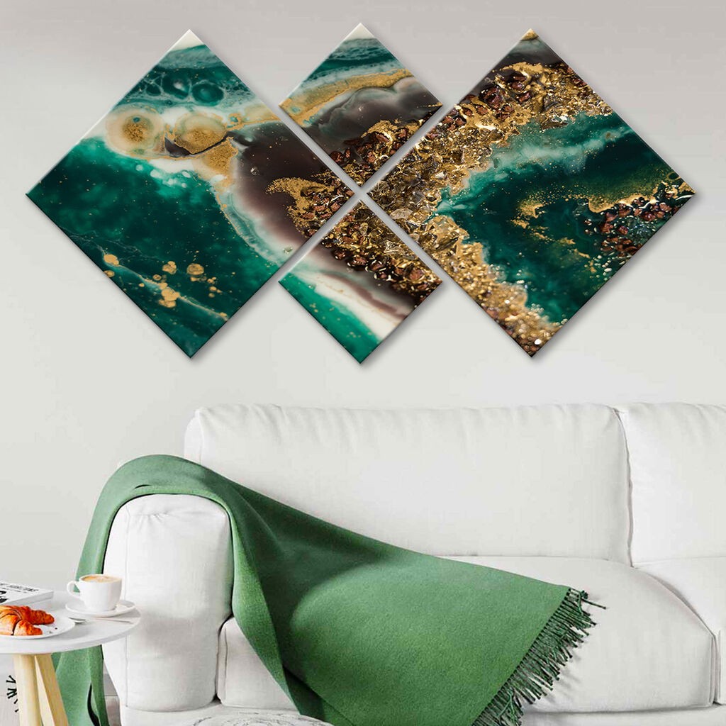 Wallity slika 4MDF1920392204, 60x115 cm, 4 dijela