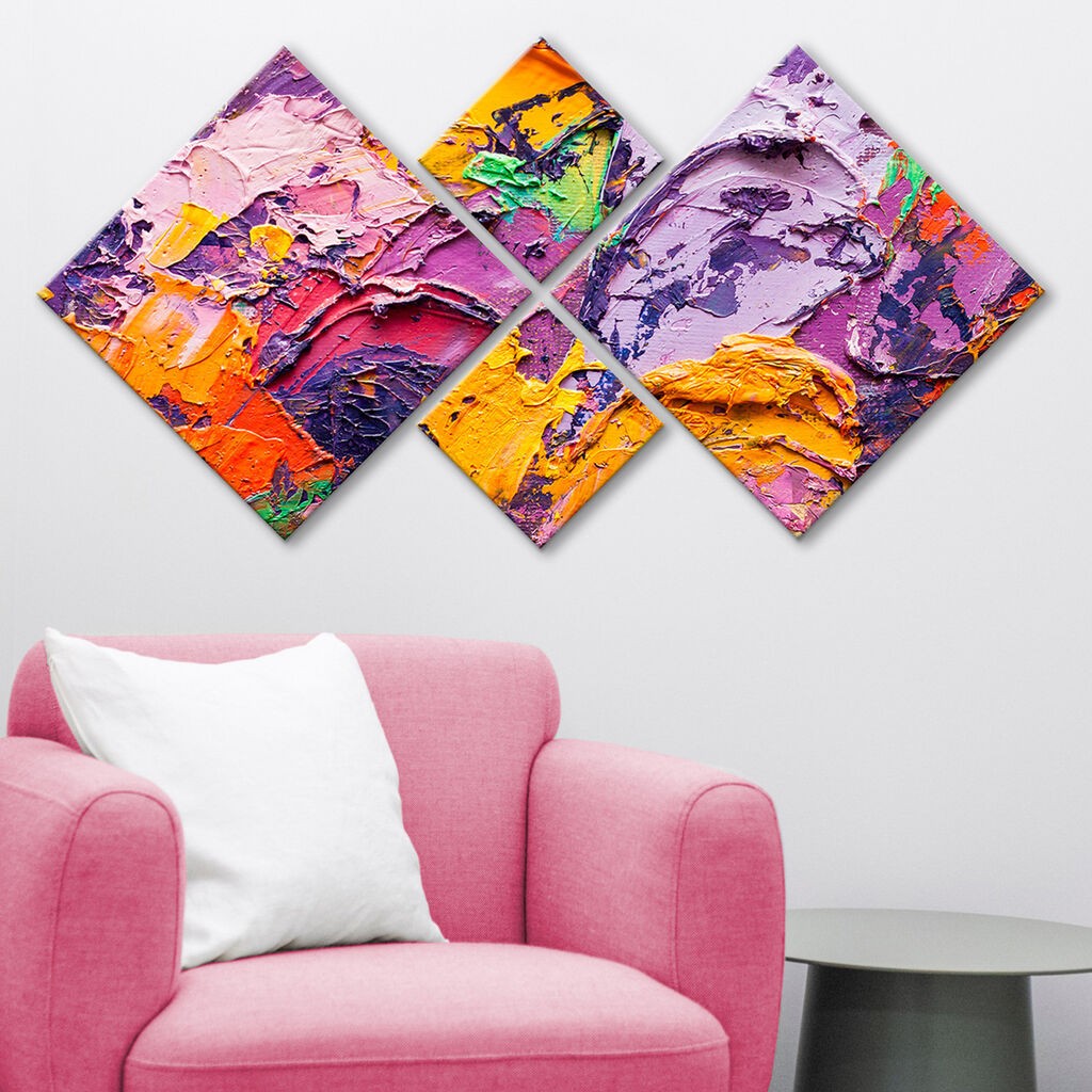 Wallity slika 4MDF306782456, 60x115 cm, 4 dijela