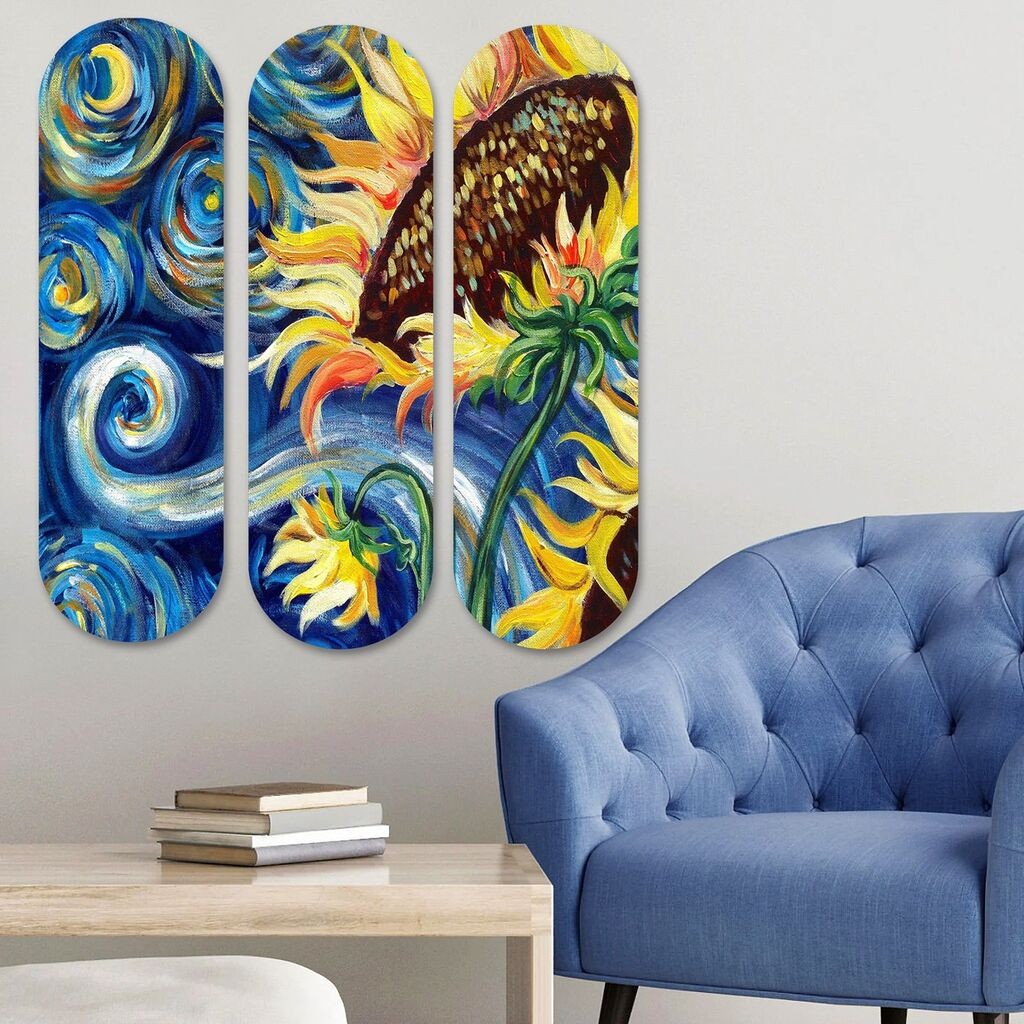 Wallity slika 3KY3800, 70x70 cm, 3 dijela