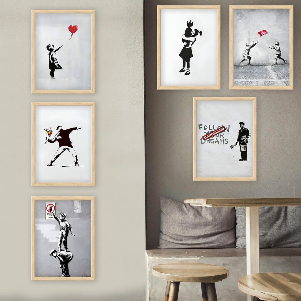 Wallity Uokvirena slika 6NC9618_2530, 25x30 cm, 6 dijelova