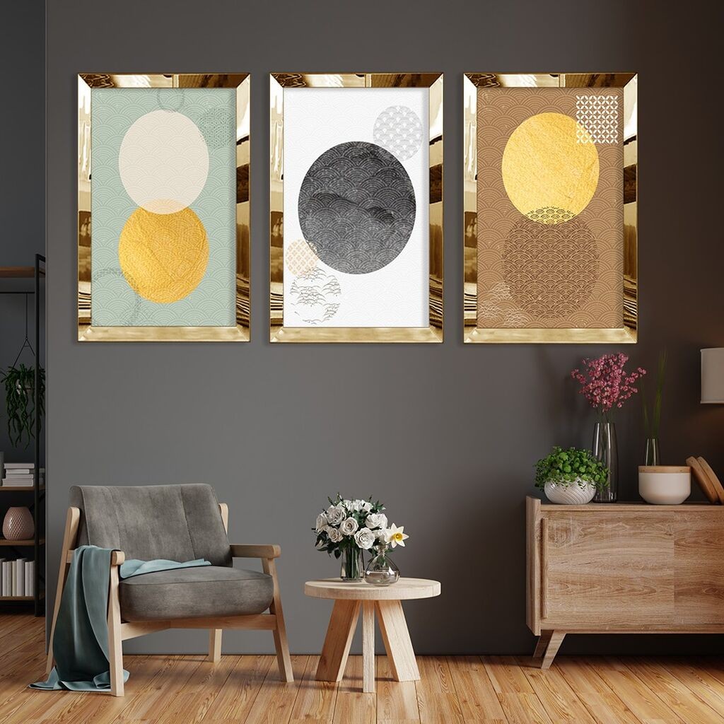 Zidna slika Huhu397, 30x40 cm, 3 dijela