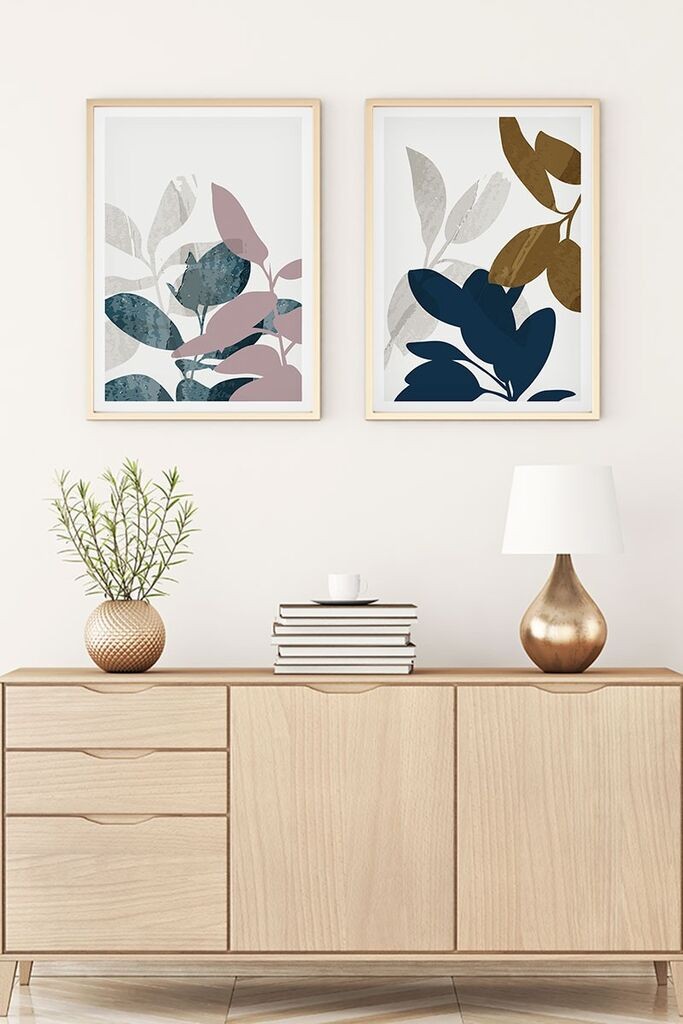 Wallity Uokvirena slika Huhu122, 20x30 cm, 2 dijela