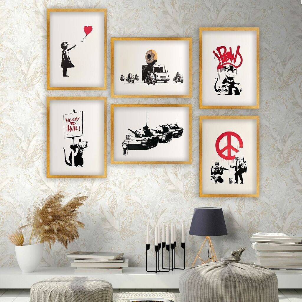 Wallity Uokvirena slika 6AC9620_3545, 35x45 cm, 6 dijelova