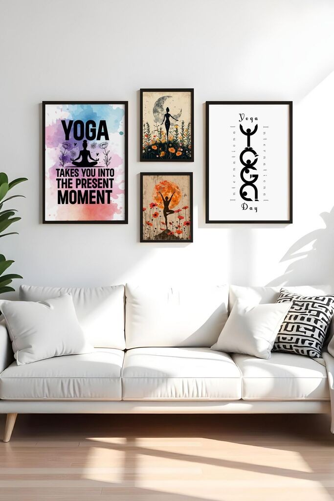 Wallity Uokvirena slika Huhu448-S, 4 dijela