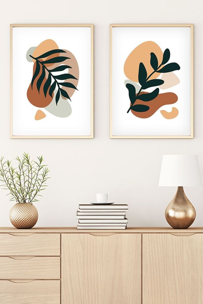 Uramljena slika Wallity Huhu34, 35x50 cm, 2 dijela