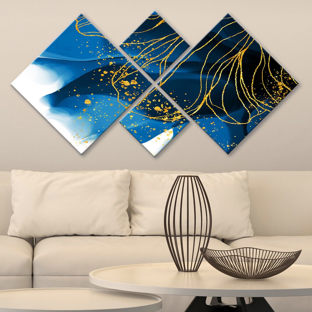 Wallity slika 4MDF18445391741, 60x115 cm, 4 dijela