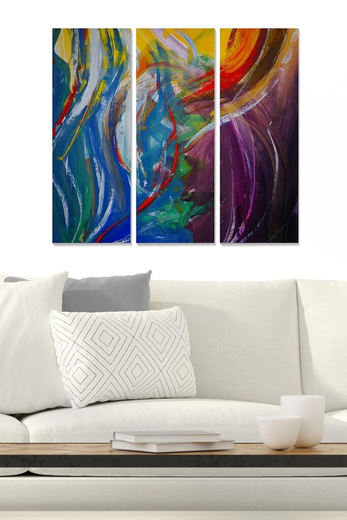 Wallity slika MDF948591, 70x50 cm, 3 dijela