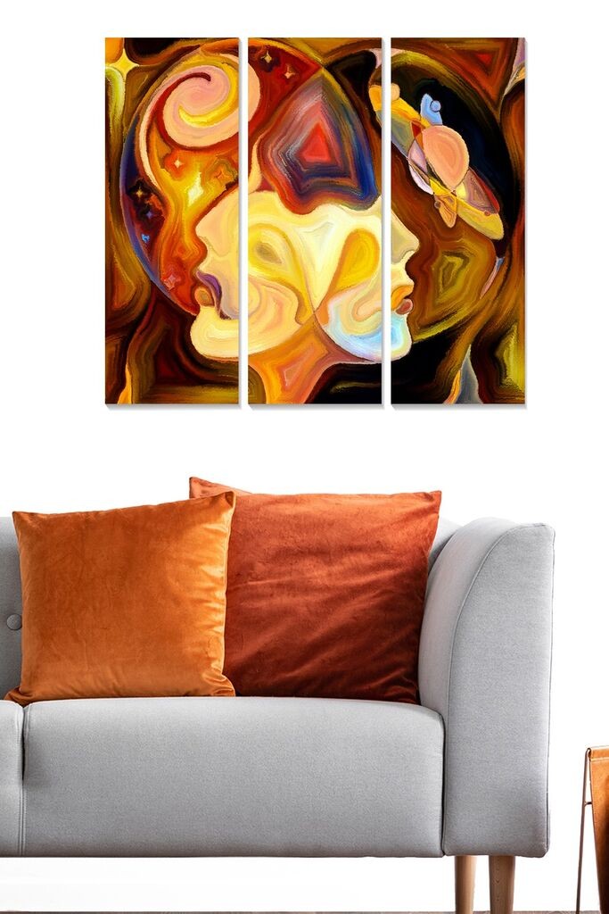 Wallity slika MDF1069277036, 70x50 cm, 3 dijela