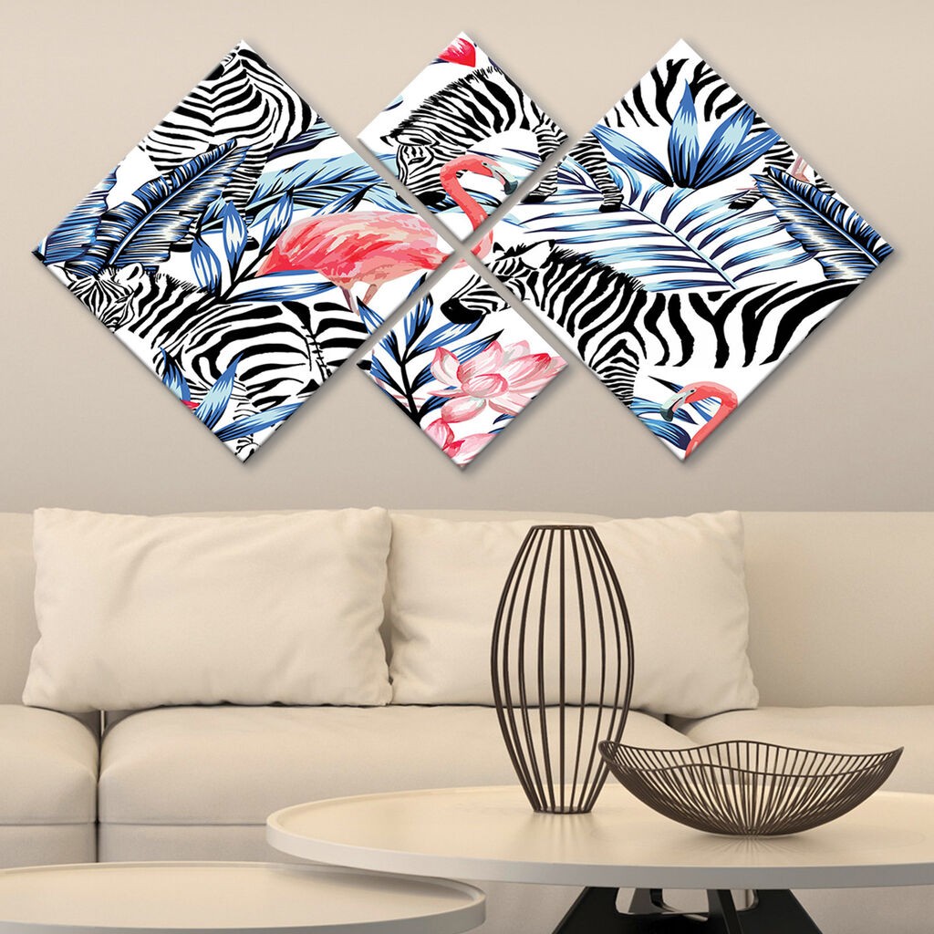 Wallity slika 4MDF265044782, 60x115 cm, 4 dijela