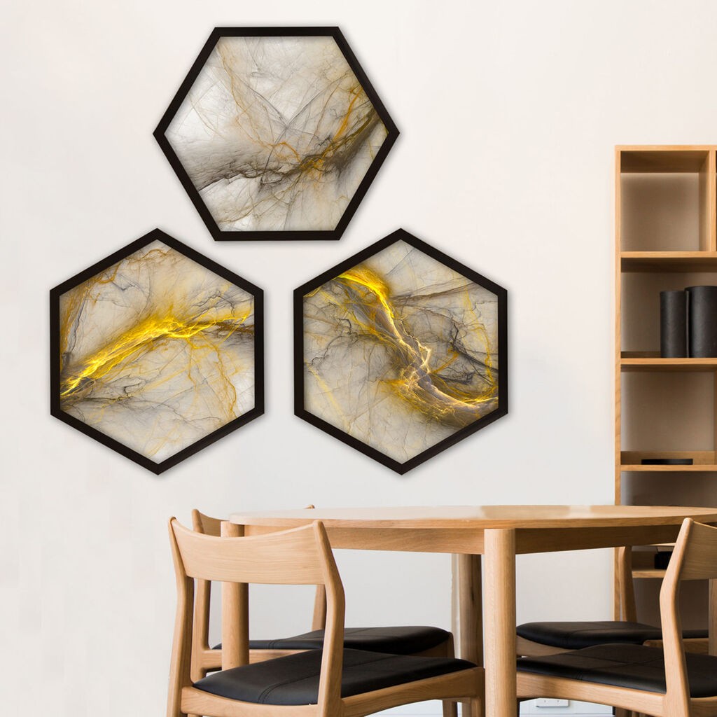 Wallity Uokvirena slika 6GEN700194091, 35x35 cm, 3 dijela