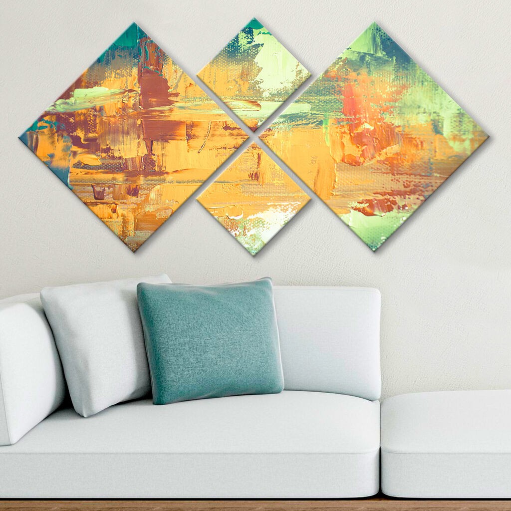 Wallity slika 4MDF433209355, 60x115 cm, 4 dijela