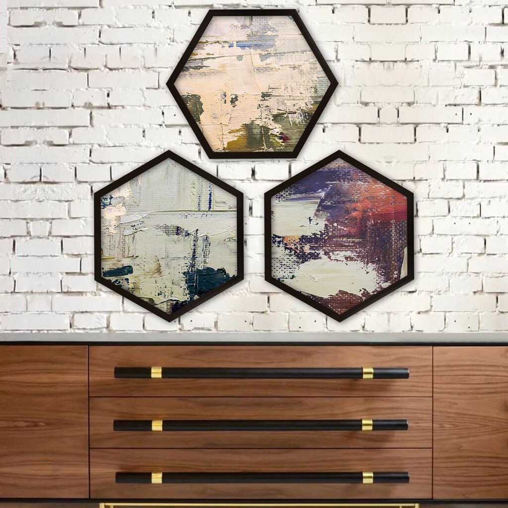 Wallity Uokvirena slika 6GEN340437746, 35x35 cm, 3 dijela