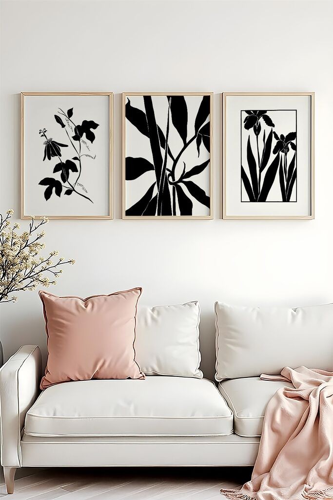 Uramljena slika Wallity Huhu482, 30x40 cm, 3 dijela