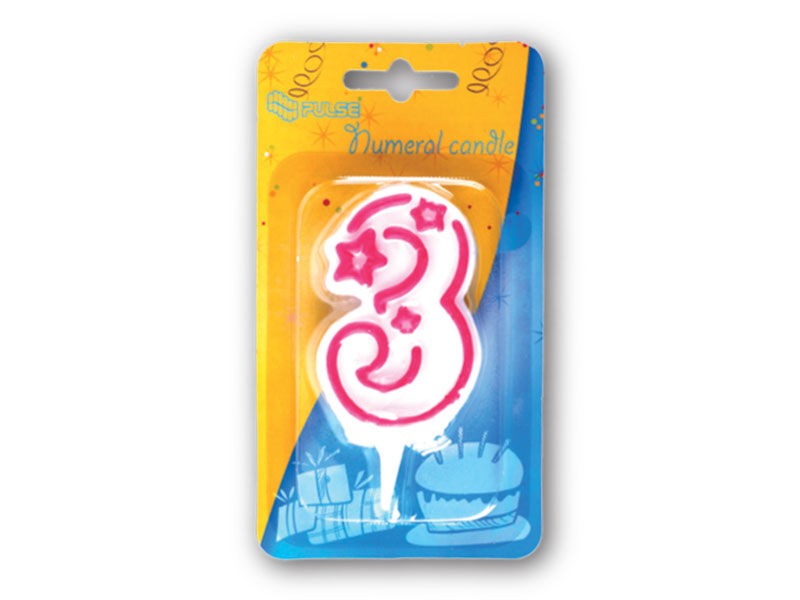 Pulse Svećica broj 3, Roze