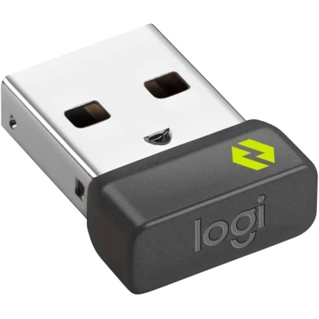 Logitech USB prijemnik za bežične Logitech Logi Bolt miševe i tastature, Crni