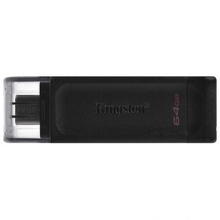 Kingston Fleš memorija DT70, USB-C, 64GB, 3.2, Crni