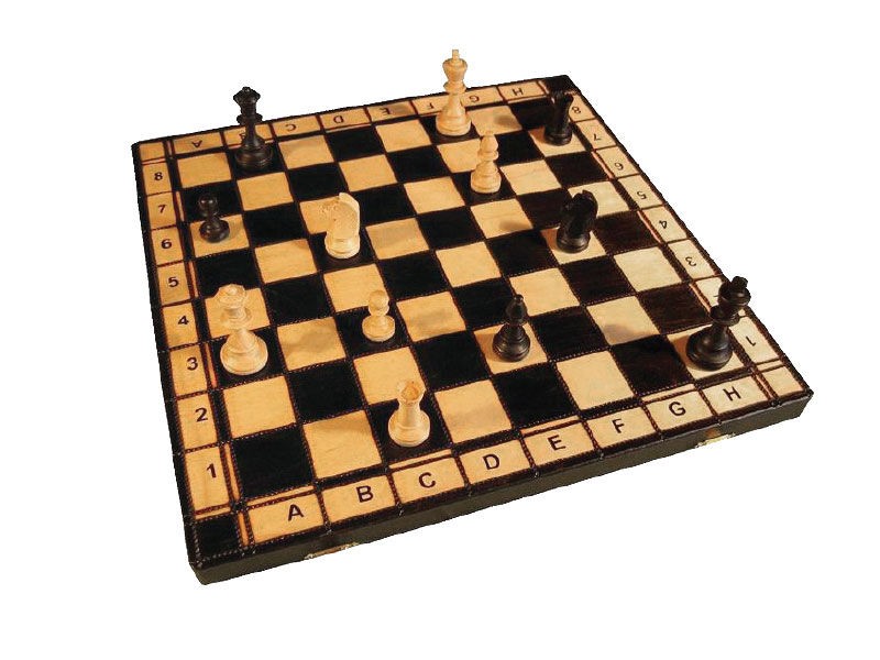 Wegiel Šah garnitura Jowisz, Drveni