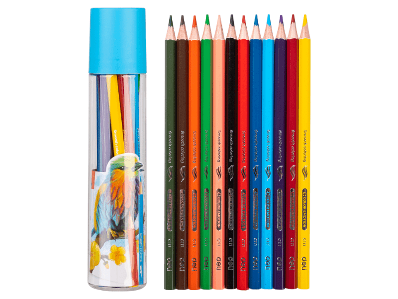 Deli Drvene bojice Color Emotion EC111-12, 12 komada