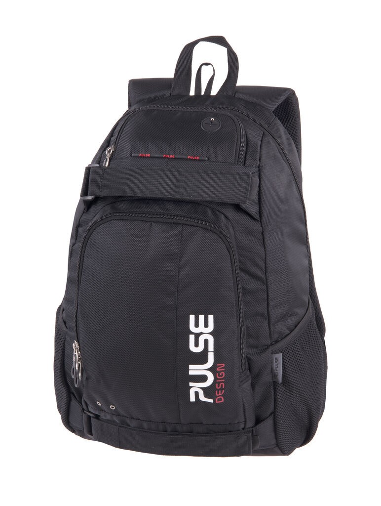 Pulse Ranac Scate Black Stripe 122234, Crni