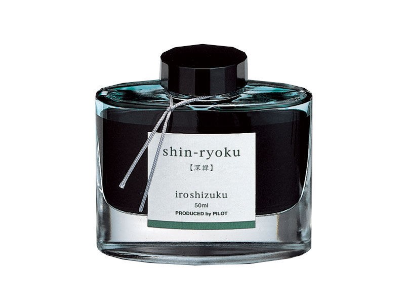 Pilot Mastilo za naliv pero Iroshizuku, Shin Ryoku, Zeleno, 50 ml