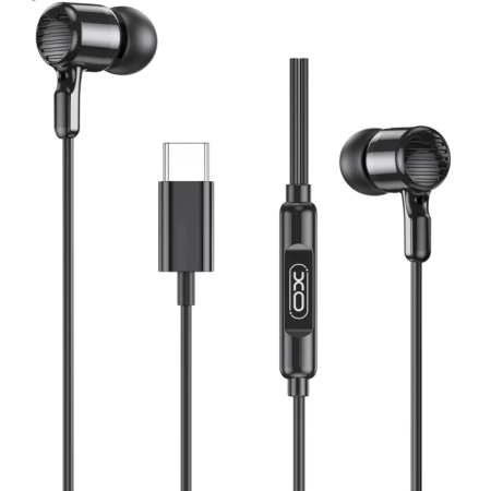 XO Slušalice sa mikrofonom EP81, Tip-C, Crne