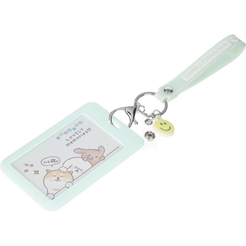 Deli Kartica ID dečija sa priveskom 64825, Vertikalna, 54×86 mm, Zelena