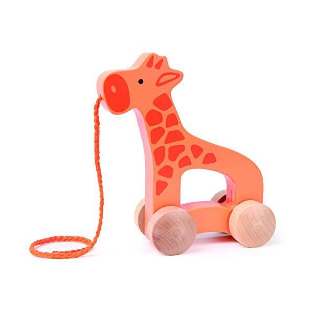 HAPE Drvena žirafa na povlačanje