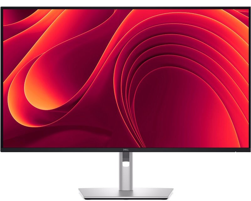 Dell monitor P3225QE, 31,5", 3840x2160, IPS, 100Hz, 5ms, HDM, USB-C, srebrno-crni
