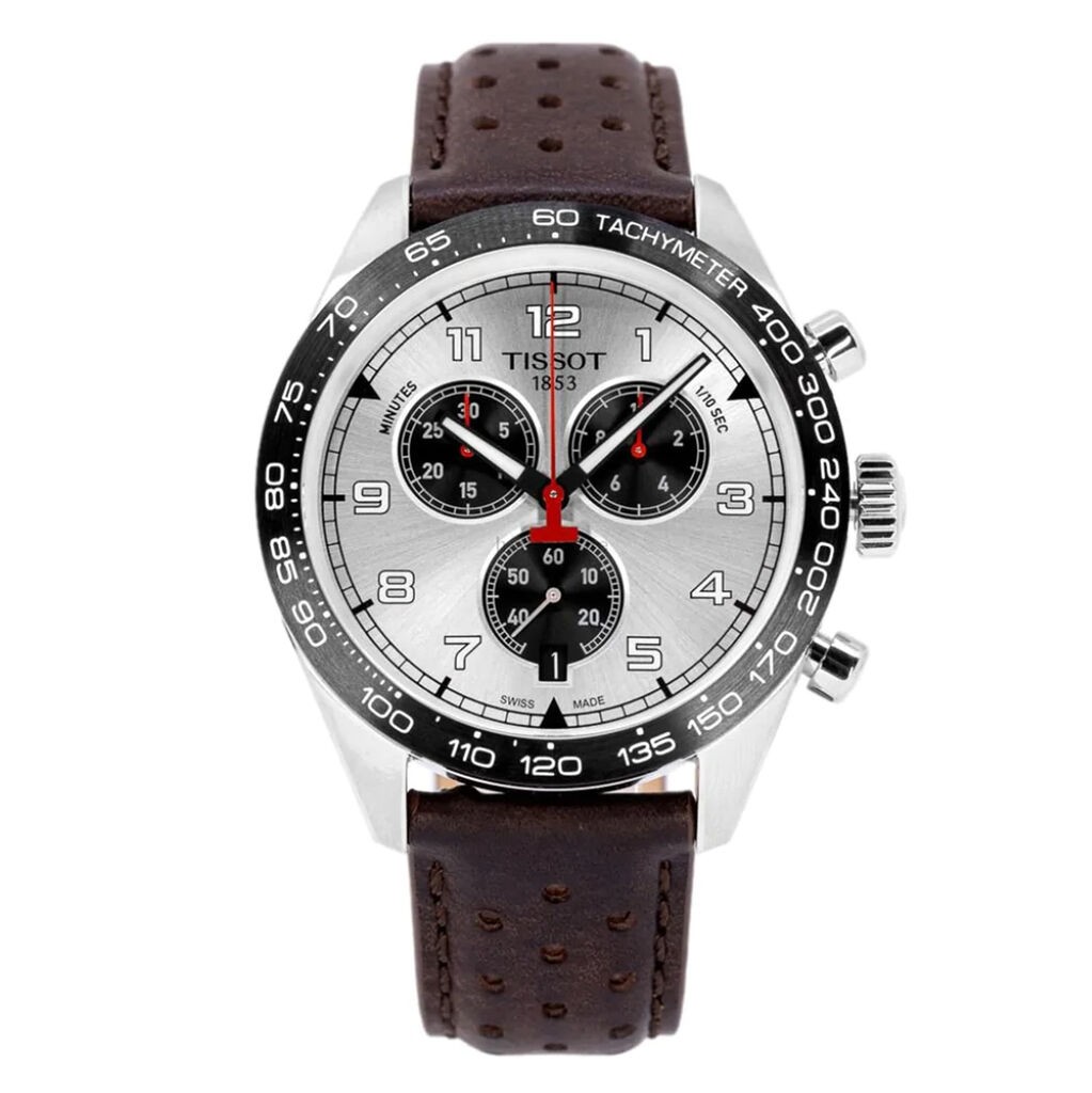 Tissot Muški sat T131.617.16.032.00, Kvarcni mehanizam, Srebrno kućište, Smeđe boje