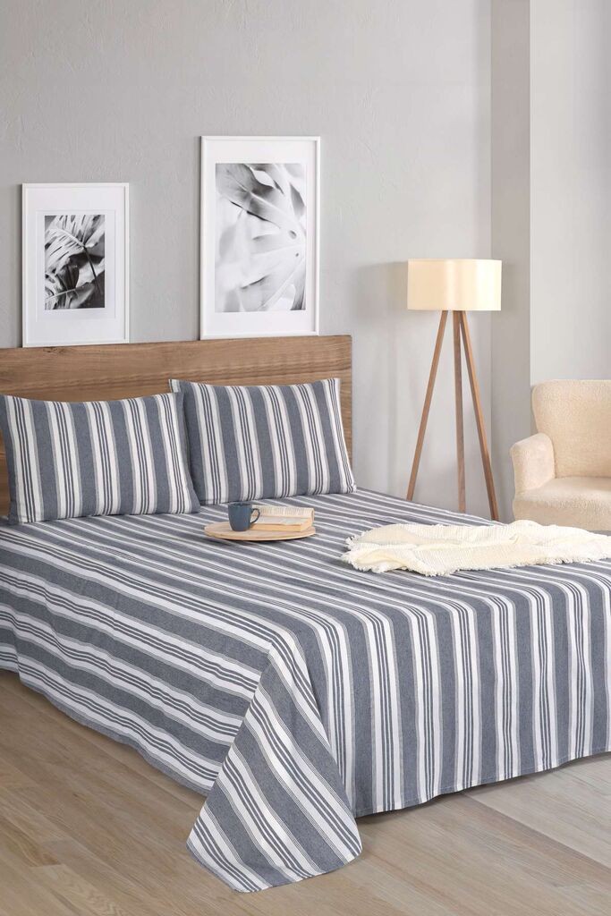 L'essentiel Maison set posteljine, 220x240 cm, siva