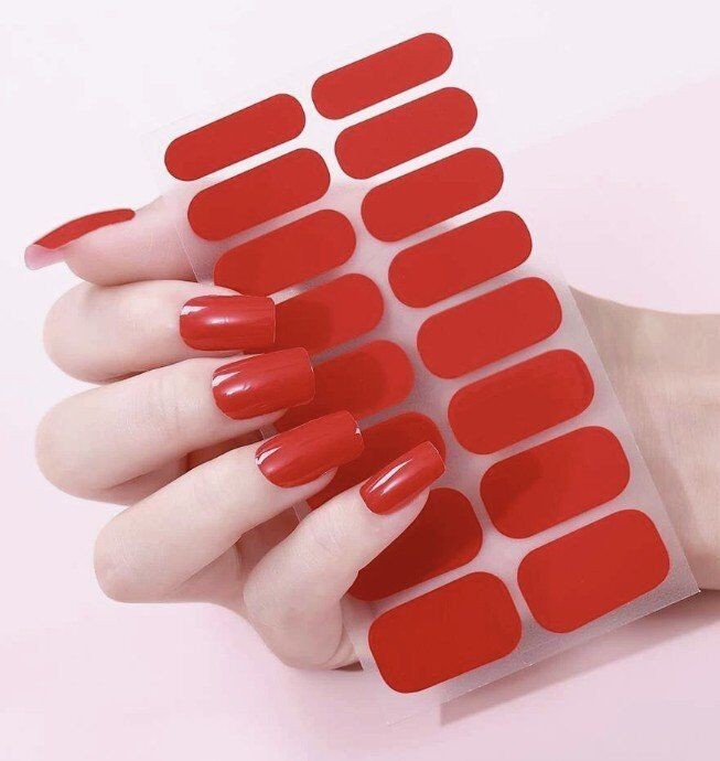 Gel Trake za nokte, Crvene
