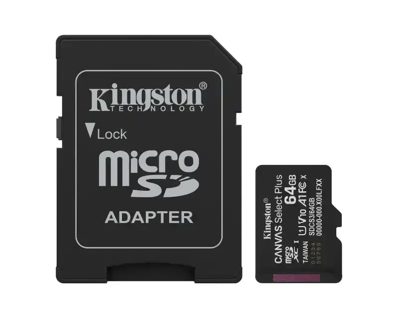 Kingston Micro SD kartica 64GB + SD adapter SDCS3/64GB klasa 10