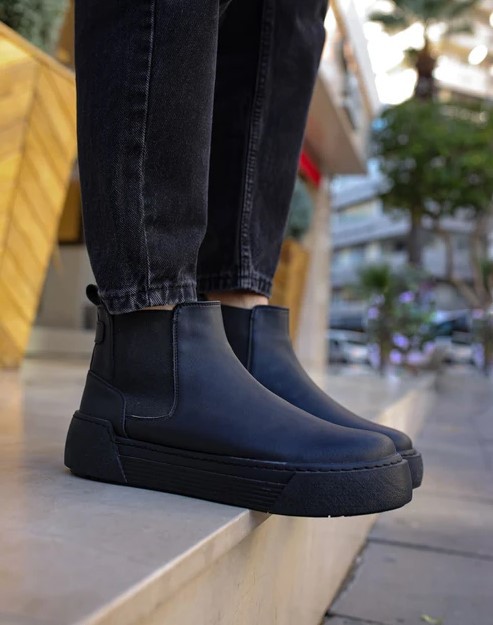 Chekich Muške gležnjače CH069 ST  Crne